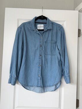 Lola River Women's Light Blue Denim Shirt